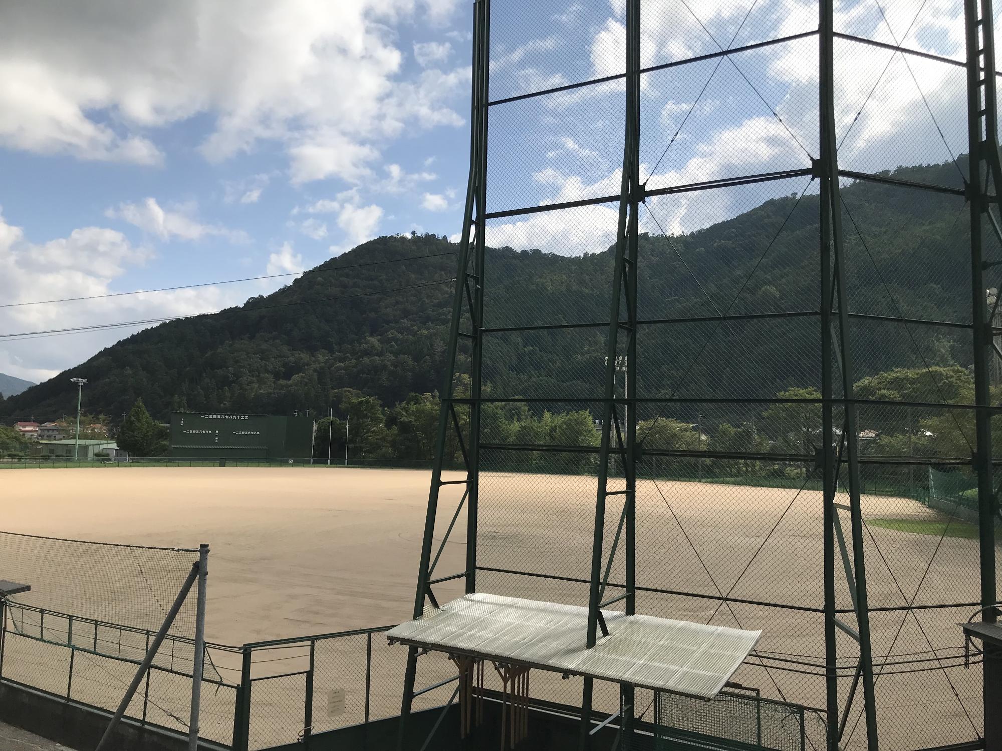 山崎スポーツセンターの第1グラウンドの全景の写真