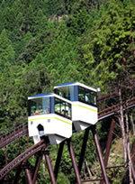 兵庫県立国見の森公園の森林学習軌道(ミニモノレール)の写真