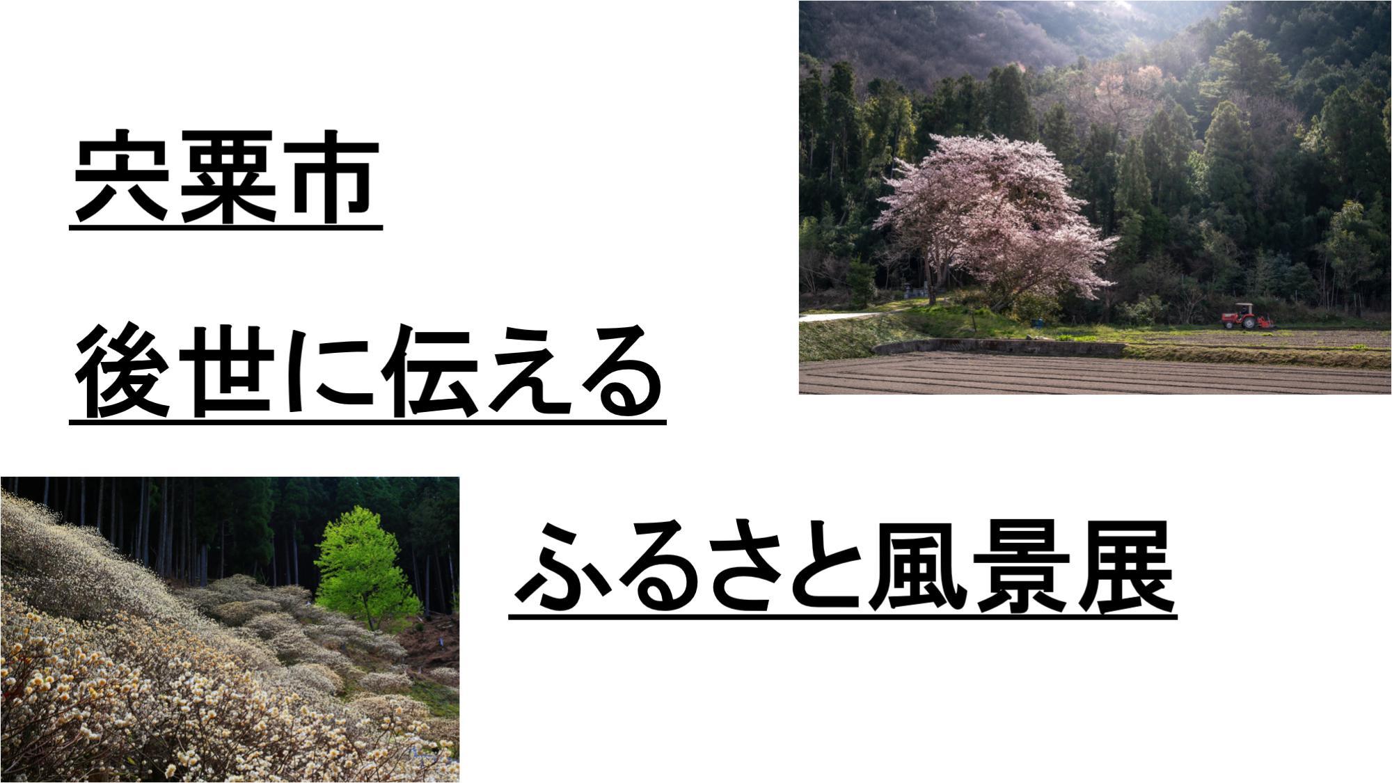 後世に伝えるふるさと風景展のバナー画像