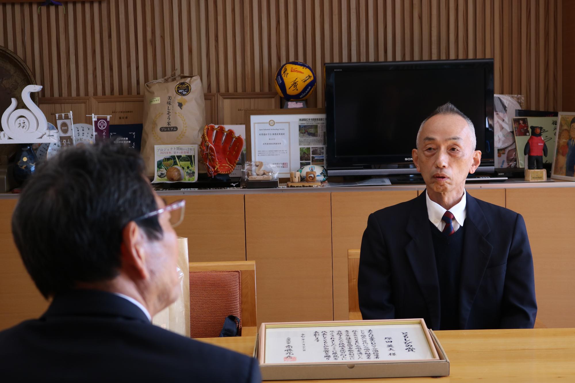 ともしび賞を受賞された塚田さん