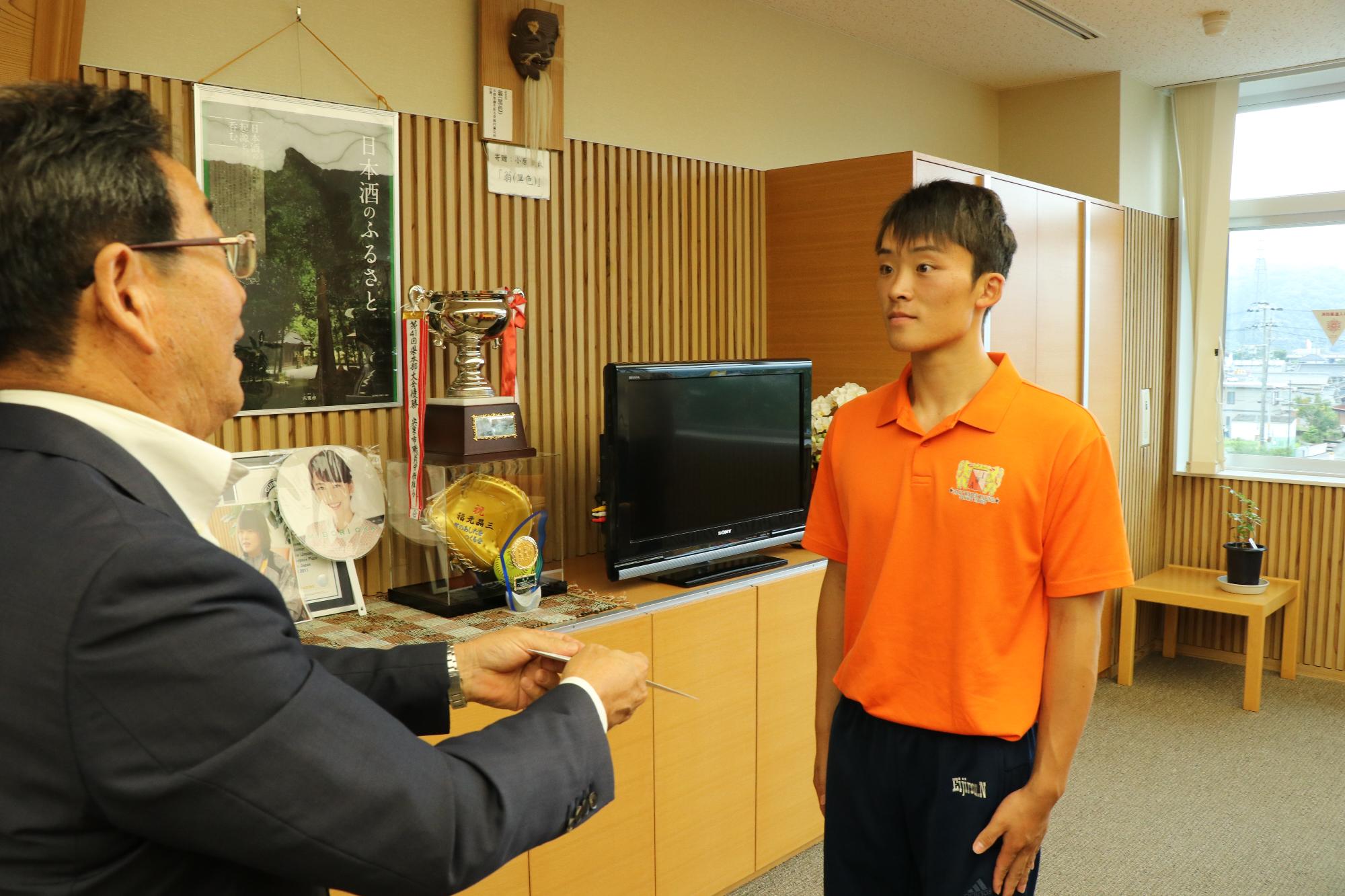 伊和高カヌー部西村選手