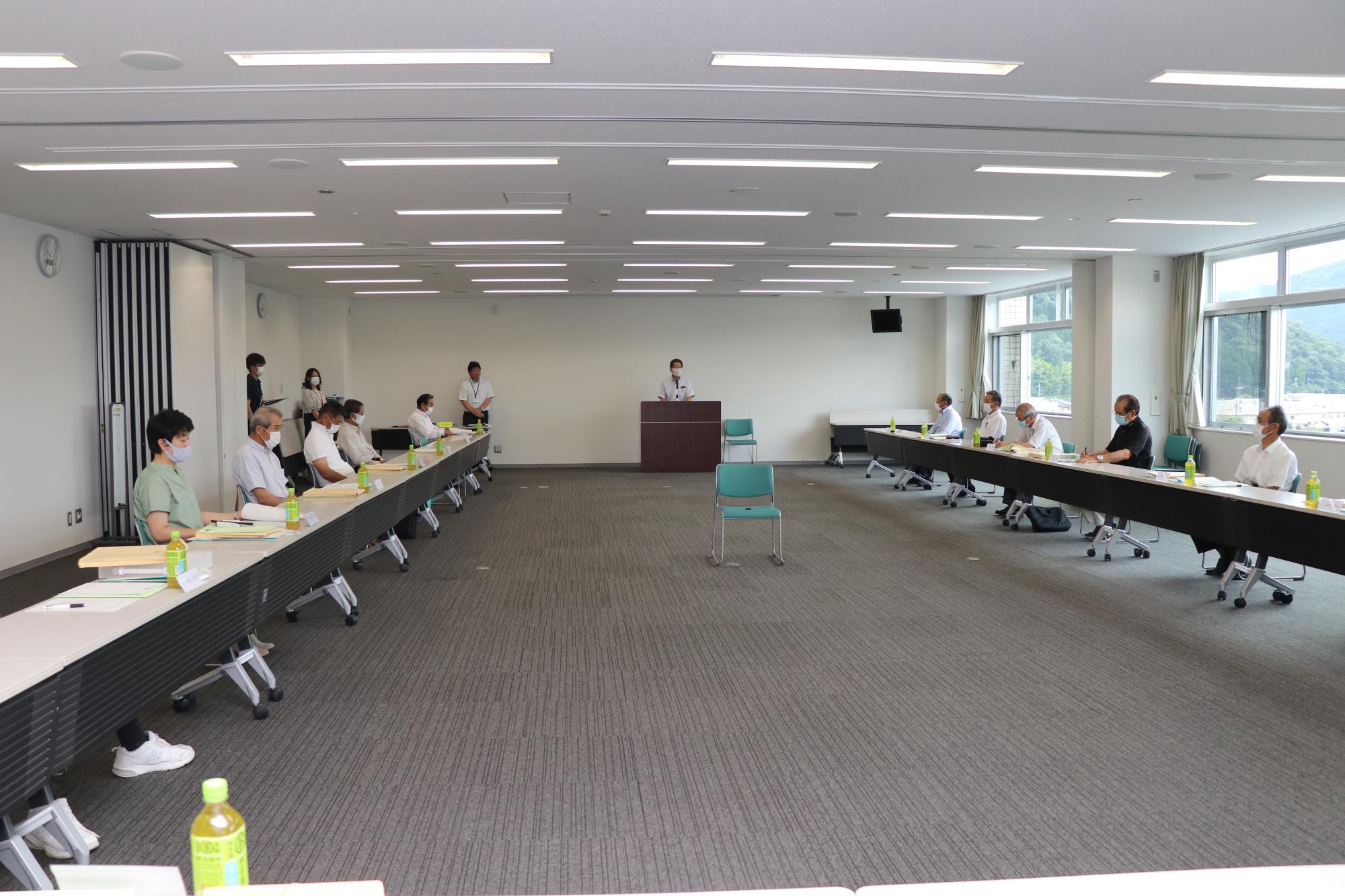 農業委員会辞令交付式会場の写真