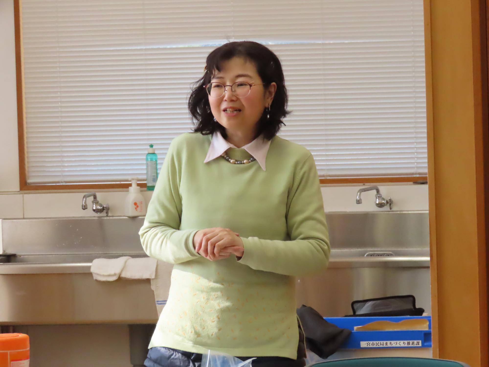 銀粘土インストラクター 包夢路英子さん