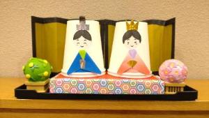 お母さん文庫おひなさま工作