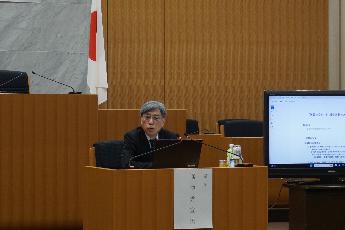 令和5年度議会議員研修会の講師写真