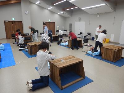 キエーロ作製教室の様子
