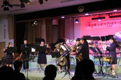 波賀中学校吹奏楽部アンサンブルの写真