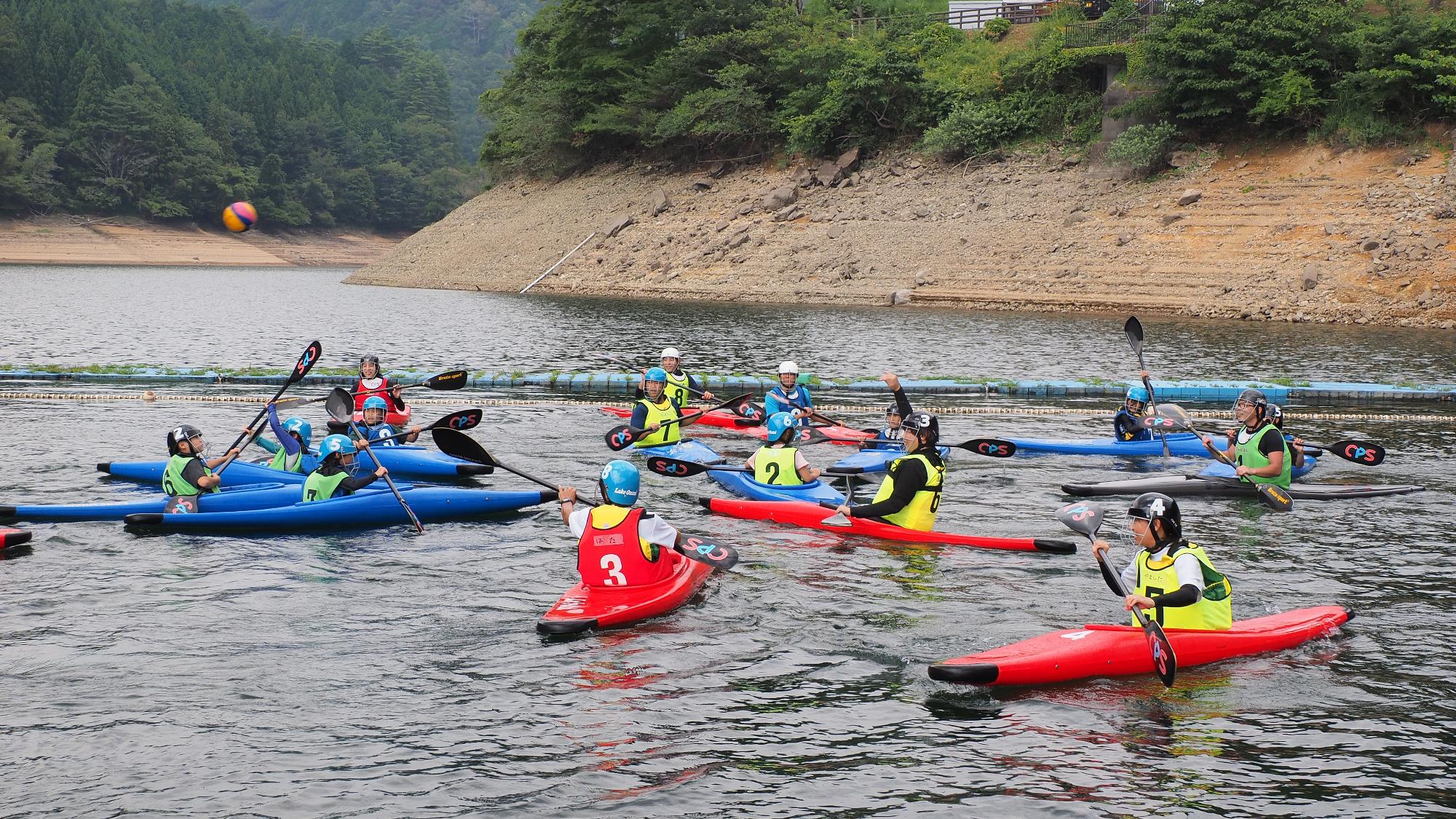 （イメージ）音水湖でカヌーポロ体験会 参加者を募集 7月18日まで