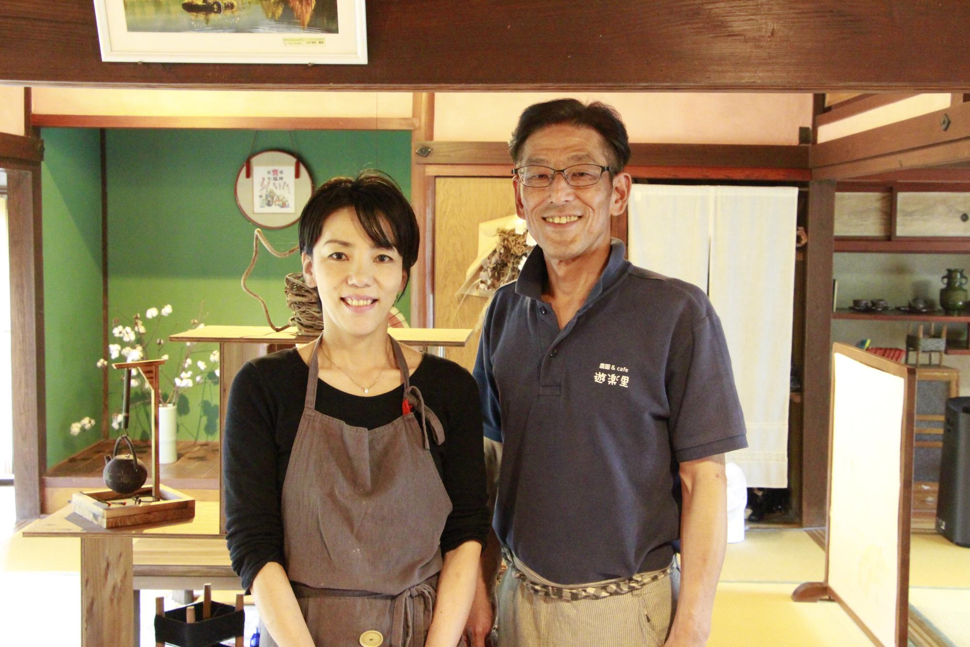 自然菜園cafe遊楽里 中島さんご夫妻の画像