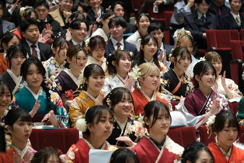 二十歳の祝典会場の様子