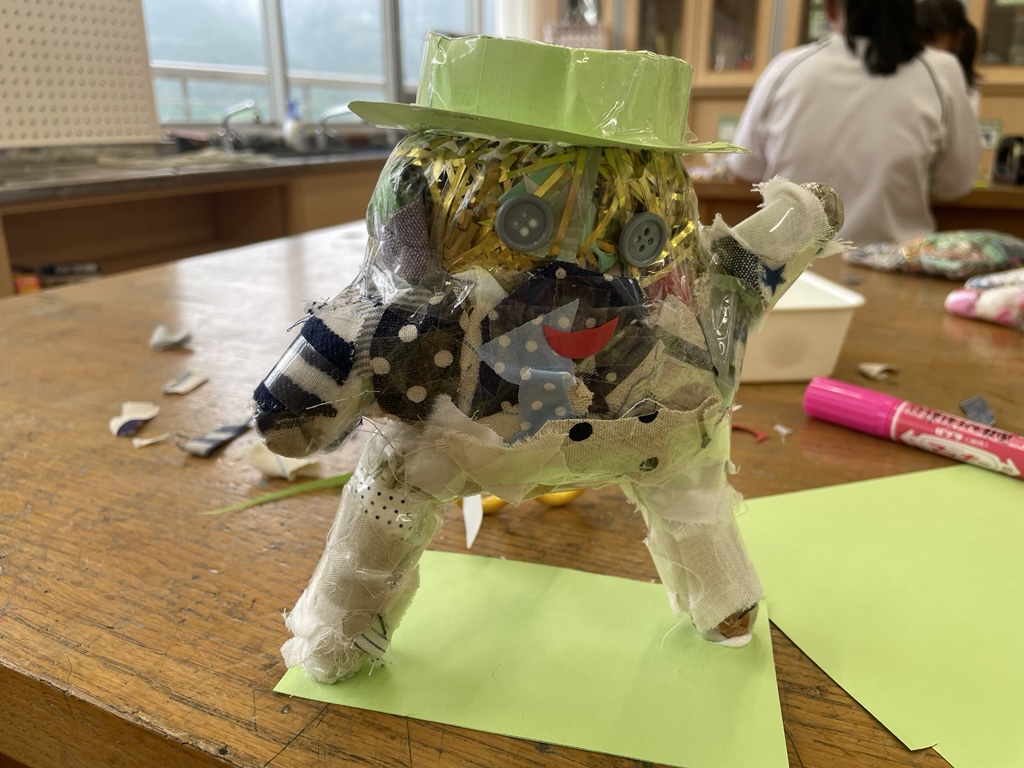 子どもが作った作品の写真