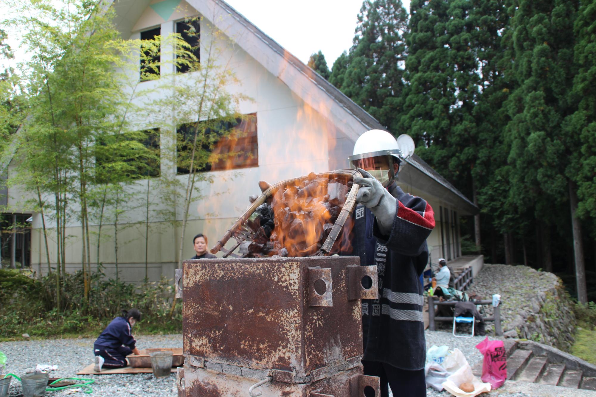 10月16日 先人の知恵を学ぶ たたら製鉄 宍粟市