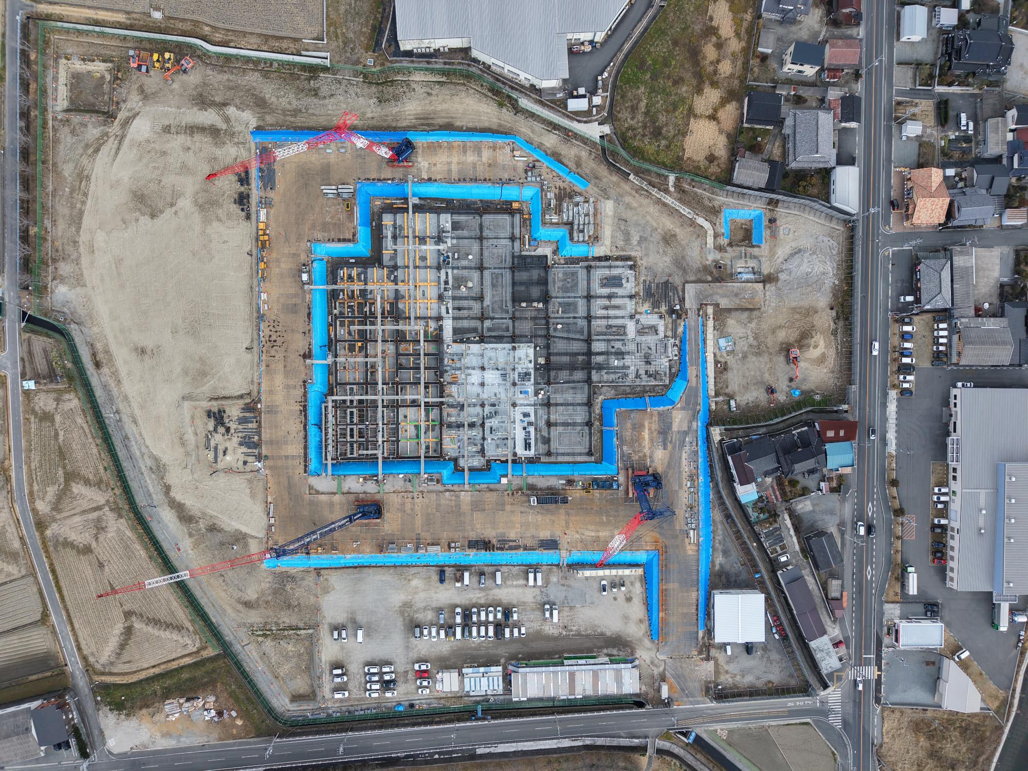 敷地上空からの様子1