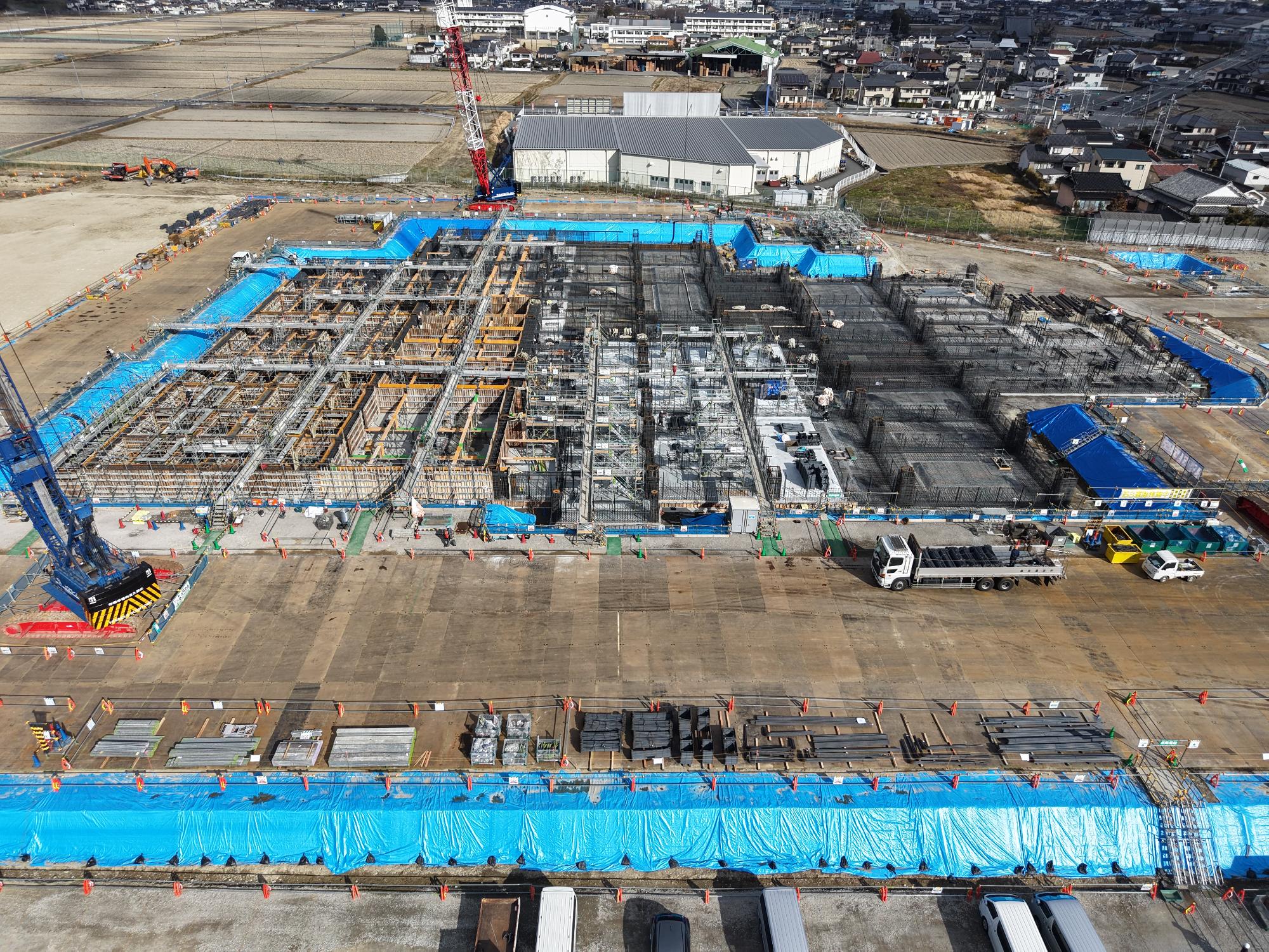 敷地上空からの様子2