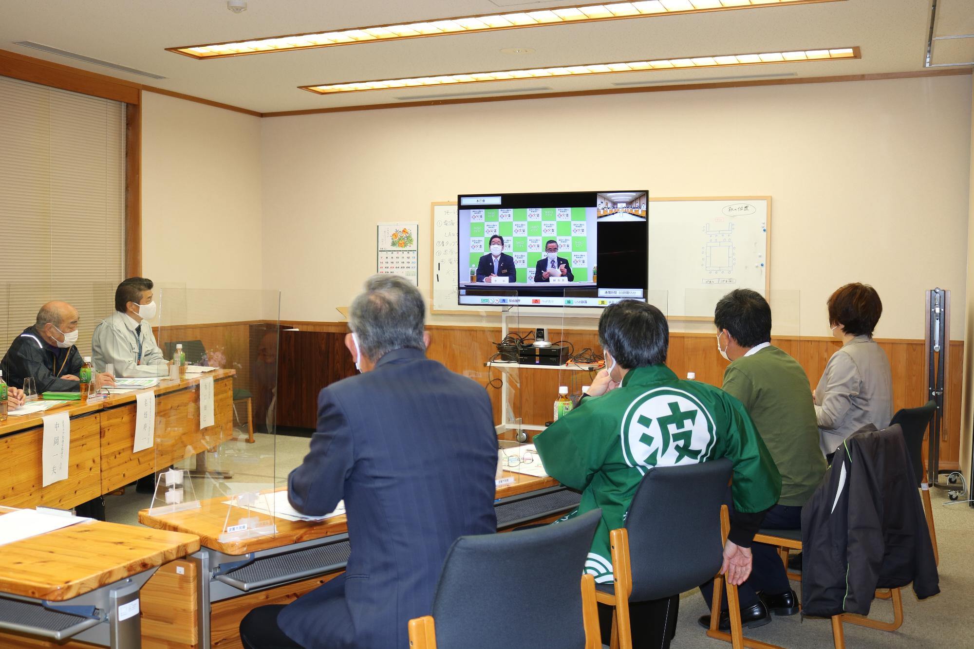 タウンミーティング波賀会場での様子