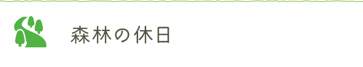 森林の休日